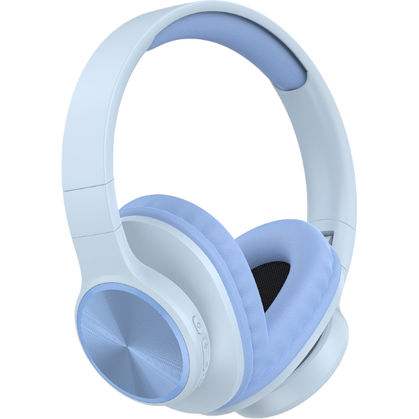 SUPER BASS + HEADSET - P202 - Bluetooth Wireless Headphones - Blue