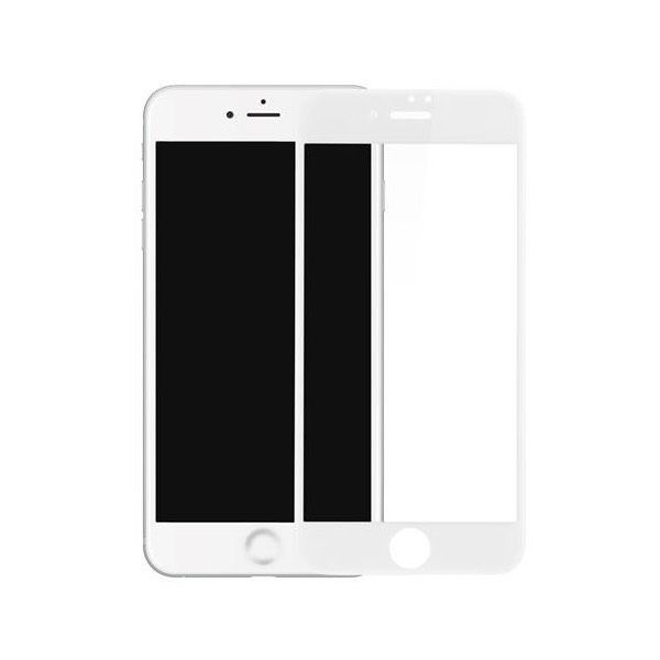 3D Anti-Glare Matte Gaming Glass Screen Protector - iPhone 7/8 Plus + White