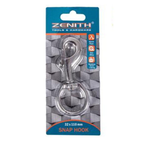 Zenith - Galvanised Snap-Hook With Swivel 32 X 110cm