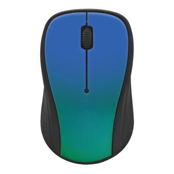 RF3000 - Wireless Mouse With Optical Tracking Technology - Blue/Green