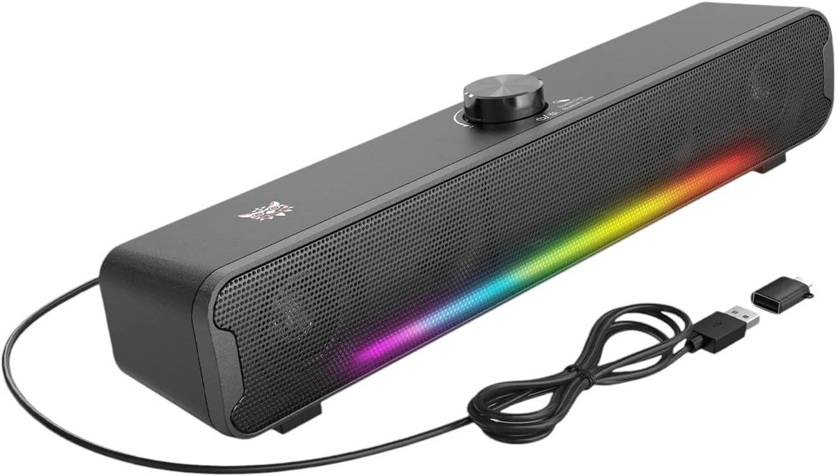 L16 RGB Wired Soundbar - 16W Speakers USB-C and Bluetooth Connectivity