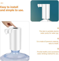 Smart Automatic Portable Water Bottle Pump with USB Charging