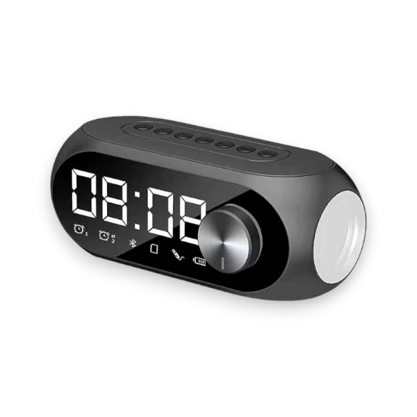 Yesplus - YS-702 - Bluetooth Digital Alarm Clock and Speaker - Black