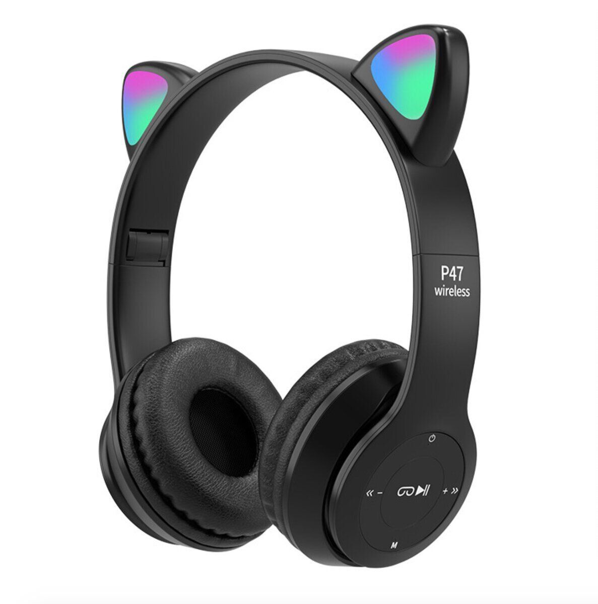 Cat Ear Wireless RGB Headphones P-47M