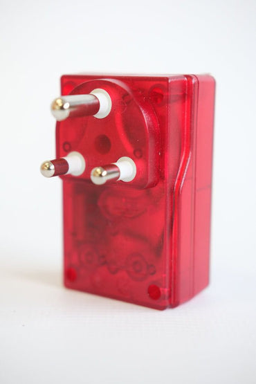 Surge Power Protector Plug 250V/16A Max Load - Red