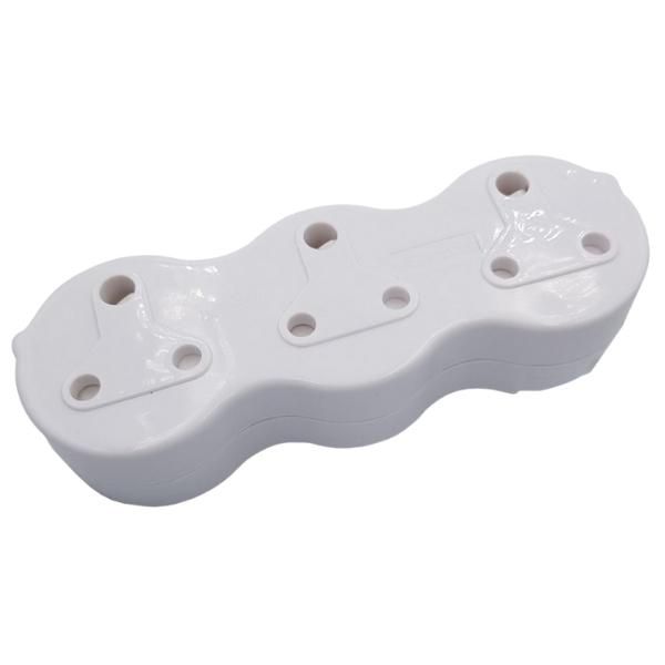 Zenith - 3 Way Plug Adaptor 3 x 16A Wavy