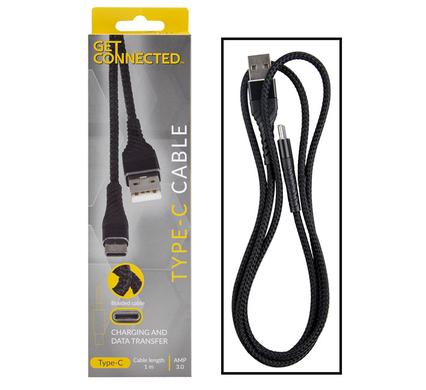 USB CABLE TYPE C 3.0 AMP 1m