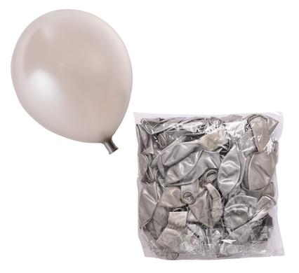 BALLOONS HELIUM 1PC METALLIC SILVER F-01