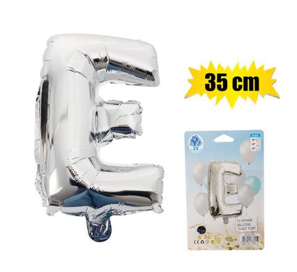 BALLOON FOIL SILVER E 35cm