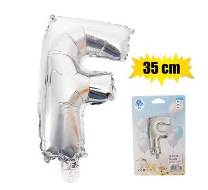 BALLOON FOIL SILVER F 35cm
