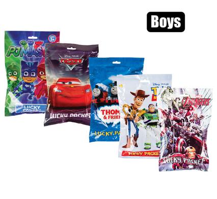 PARTY LUCKY-PACKET LRG LICENSED BOY