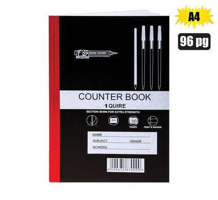 BOOK HARD-COVER A4 96-PAGE 1-QUIRE