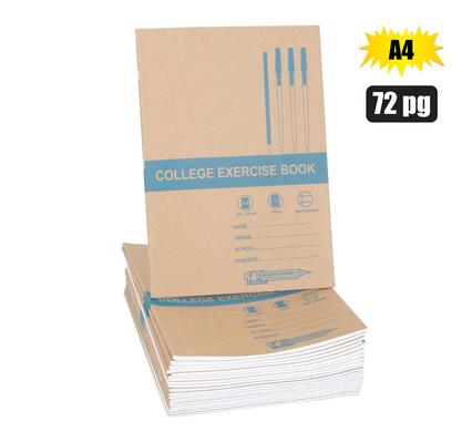 BOOK SOFT-COVER A4 72PG COLLEGE F/M