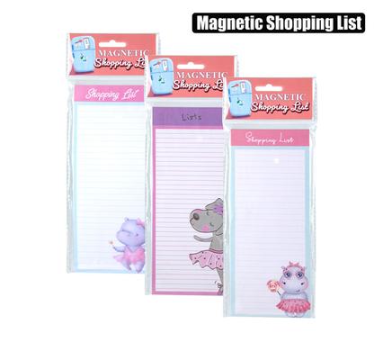 NOVELTY ANIMAL SHOPPING LIST MAGNETIC