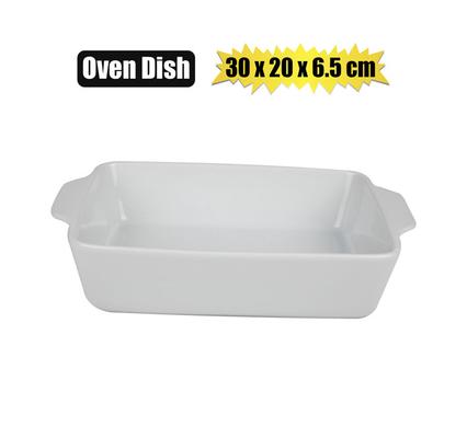 OVEN DISH 30x20x6.5cm CERAMIC
