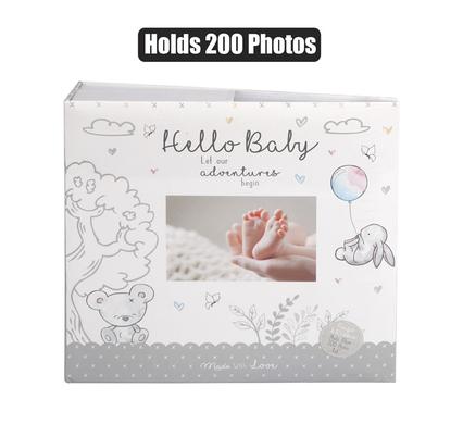 PHOTO ALBUM 200-PHOTO HELLO BABY