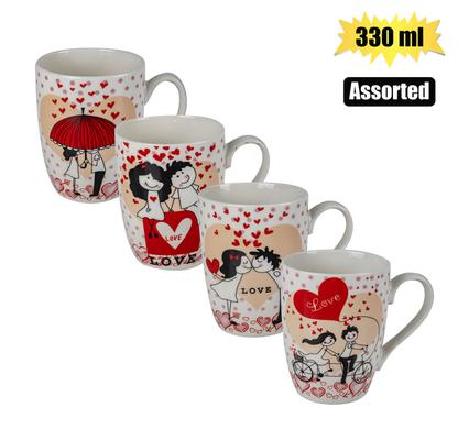 MUG OCCASIONS LOVE BOY/GIRL ASTD 330ml