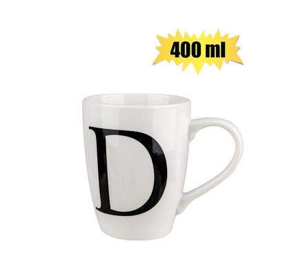 MUG DAILY TALL LETTER D,400ml