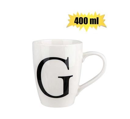 MUG DAILY TALL LETTER G,400ml