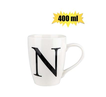 MUG DAILY TALL LETTER N,400ml