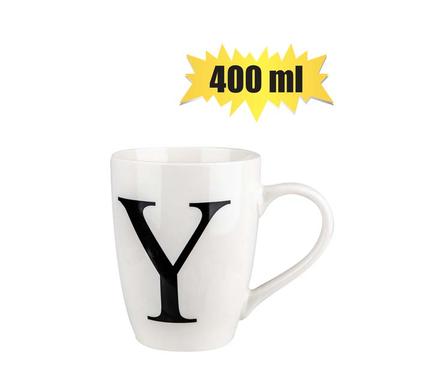 MUG DAILY TALL LETTER Y,400ml