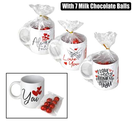 MUG OCCASIONS LOVE W/CHOCS (T)
