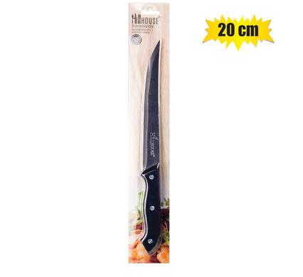 KNIFE ABS CARVING 20cm-BLD PVC HILLHOUSE