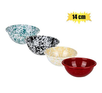 MIXING BOWL ENAMEL 14cm