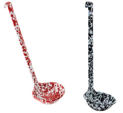 SPOON ENAMEL 30cm LADLE