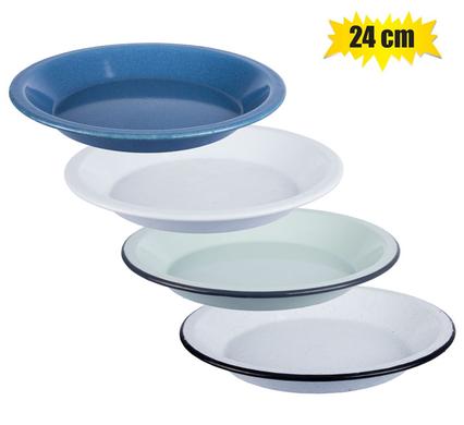 PIE DISH ENAMEL 24cm ROUND