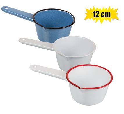 SAUCE PAN 12cm ENAMEL MILK-PAN
