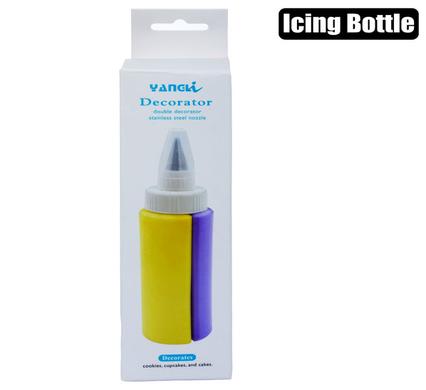 ICING-BOTTLE TWO CHAMBER W/ROUND TIP