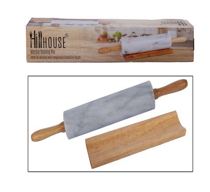 ROLLING-PIN MARBLE WDN-STAND HILLHOUSE