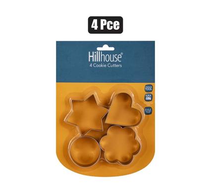 COOKIE-CUTTERS S/S 4PC ASSTD XCLUSIV