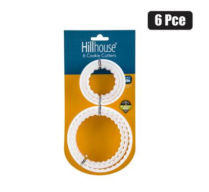 COOKIE-CUTTERS PL 6PC ROUND HILLHOUSE