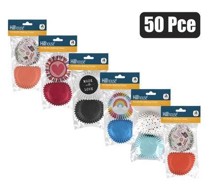 BAKING-CUP PAPER MUFFIN 50PCE HILLHOUSE