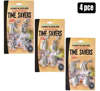 TABLE-CLAMPS MTL 4PCE ASSTD H&L