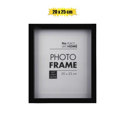 PICTURE-FRAME PL SHADOW BOX 20x25cm BLK