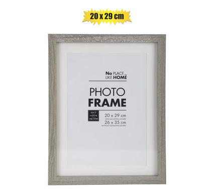 PICTURE-FRAME CERT RUSTIC GREY 20x29cm