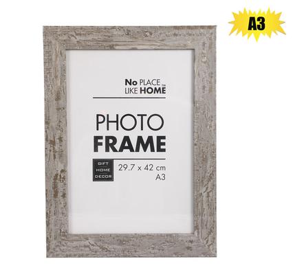 PICTURE-FRAME MDF WOOD STRESSED A3