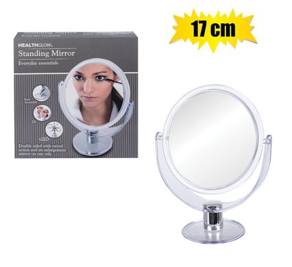 MIRROR STANDING PL SWIVEL 17CM ROUND