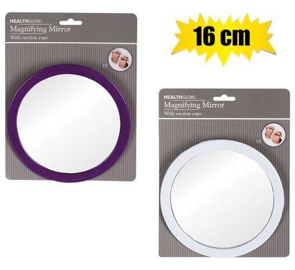 MIRROR WALL SUCTION PL MAGNIFYING 16CM