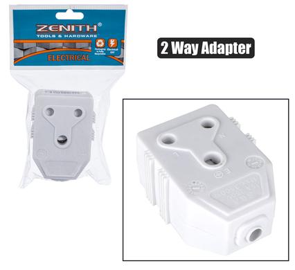 PLUG JANUS COUPLER 2x16AMP ZENITH