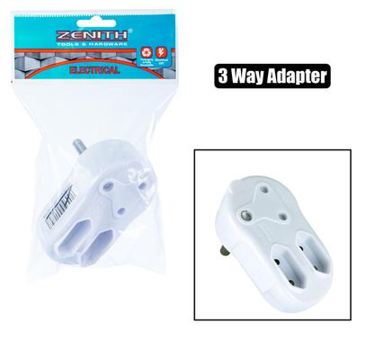 PLUG-ADAPTOR 1x16A+2x5A-2PN SUNKN ZENITH