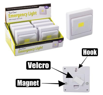 LIGHT EMERGENCY COB TOUCH (3xAAA)