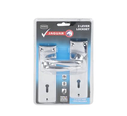MORTICE LOCK-SET 2L 2KEY CP JAGUAR