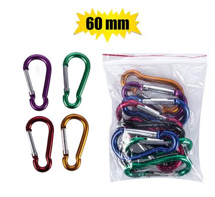 SNAP-HOOK ALUMINIUM 6x60mm BULK