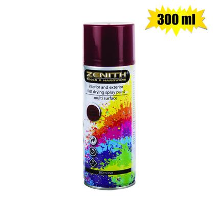 SPRAY-PAINT ZENITH 300ml NET GLOSS-BROWN