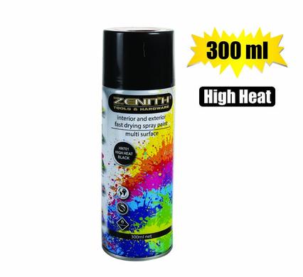 SPRAY-PAINT ZENITH 300ml NET H-HEAT BLK