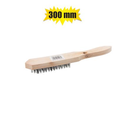 BRUSH WIRE FINE W/HANDLE 300mm 5-ROW